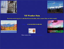 Tablet Screenshot of nhweatherdata.com